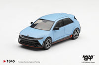 Thumbnail for PRE-ORDER MINI GT 1:64 Hyundai Ioniq 5 N Performance Blue Matt MGT01345-L