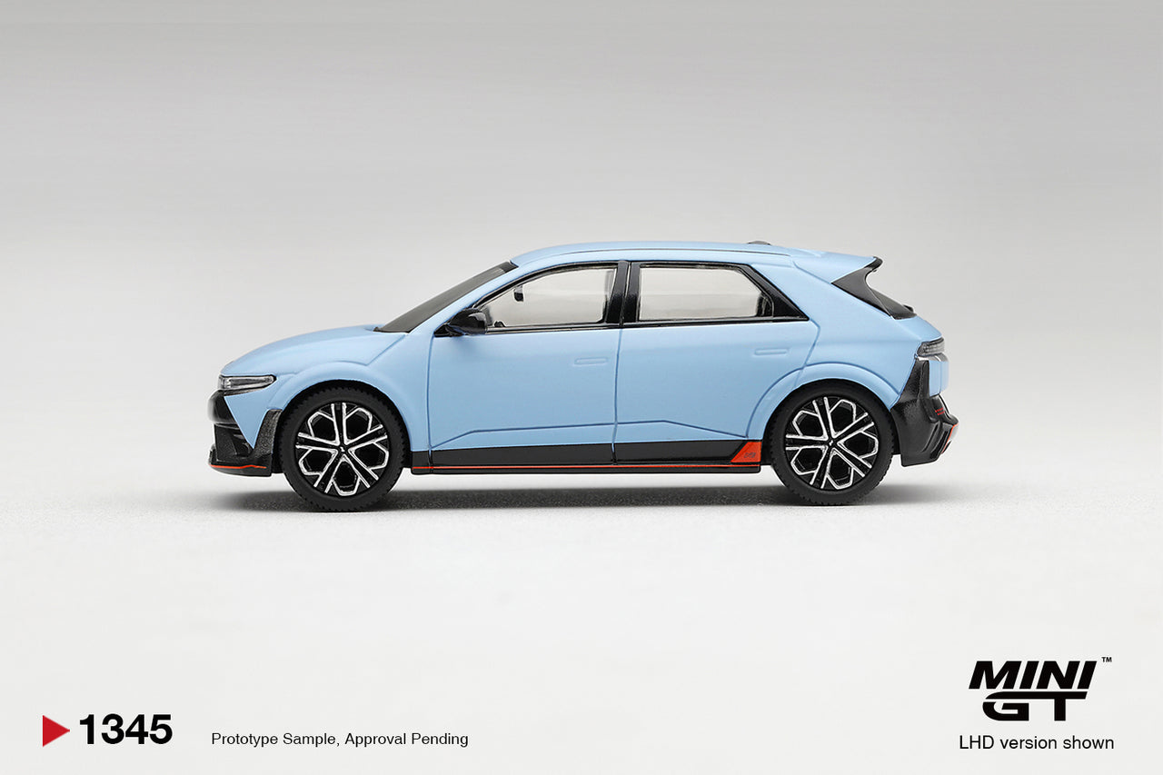 PRE-ORDER MINI GT 1:64 Hyundai Ioniq 5 N Performance Blue Matt MGT01345-L