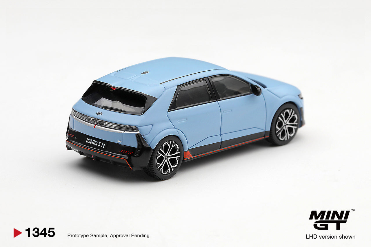 PRE-ORDER MINI GT 1:64 Hyundai Ioniq 5 N Performance Blue Matt MGT01345-L