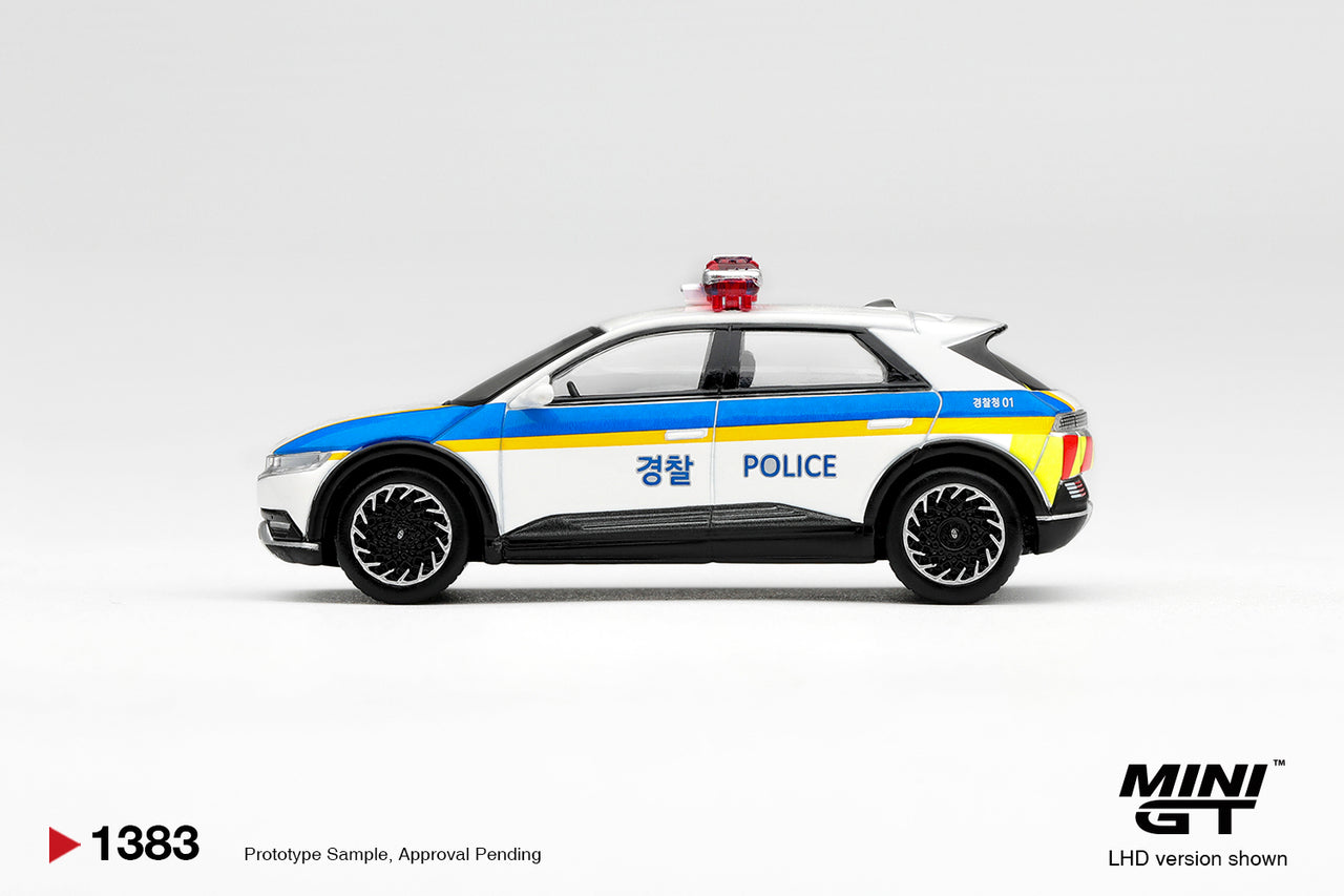 PRE-ORDER MINI GT 1:64 Hyundai Ioniq 5 Police Car MGT01383-L