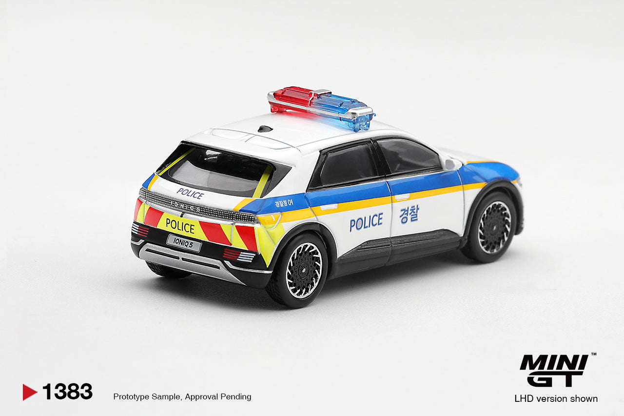 PRE-ORDER MINI GT 1:64 Hyundai Ioniq 5 Police Car MGT01383-L