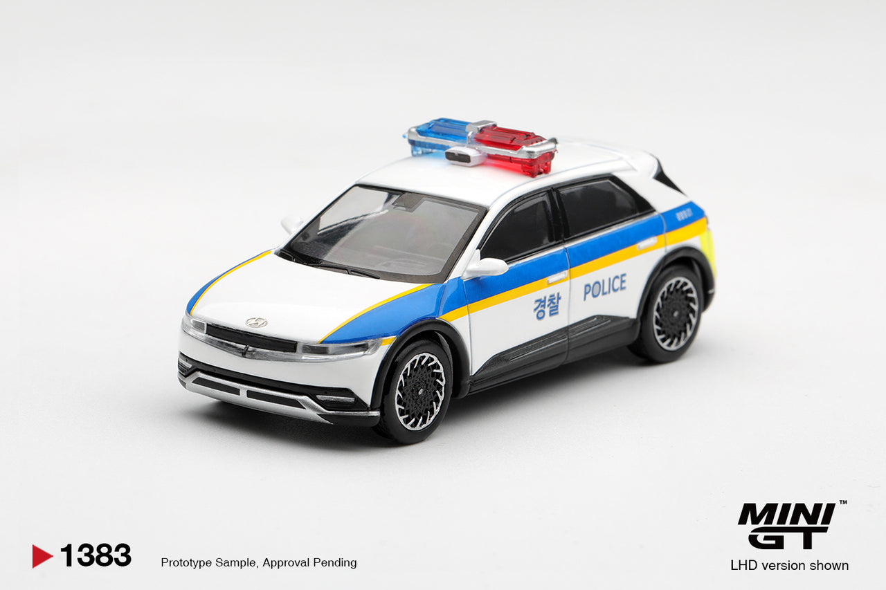 PRE-ORDER MINI GT 1:64 Hyundai Ioniq 5 Police Car MGT01383-L