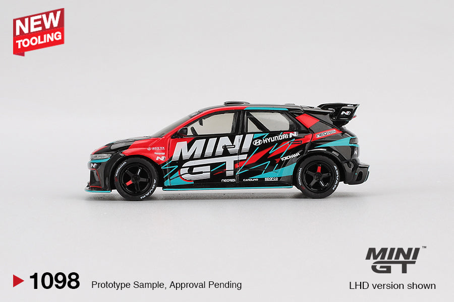 PRE-ORDER MINI GT 1:64 Hyundai Ioniq 5N MINI GT RS-01T 2025 Tokyo Auto Salon MGT01098-L