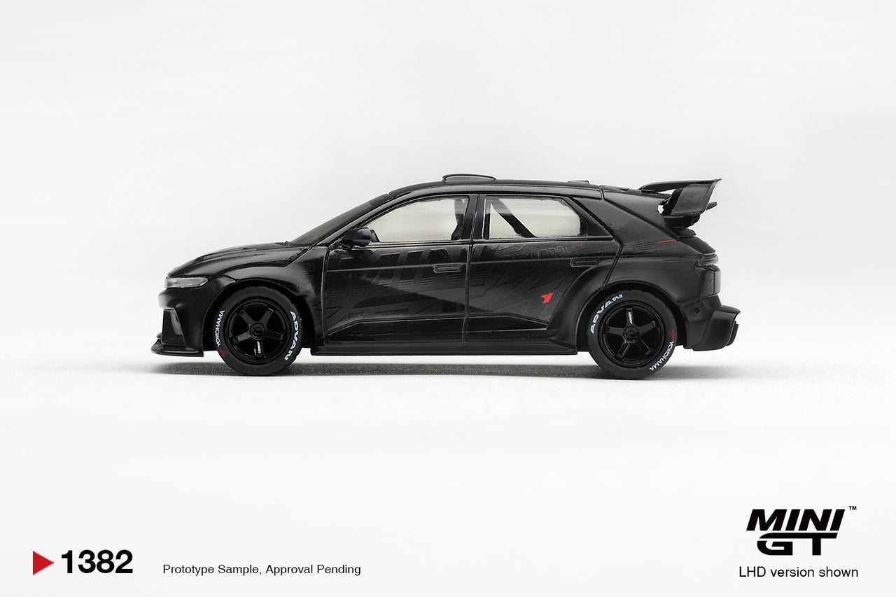 PRE-ORDER MINI GT 1:64 Hyundai Ioniq 5N RS-01T Stealth MGT01382-L