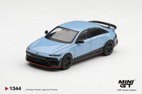 Thumbnail for PRE-ORDER MINI GT 1:64 Hyundai Ioniq 6 N Performance Blue Pearl MGT01344-L