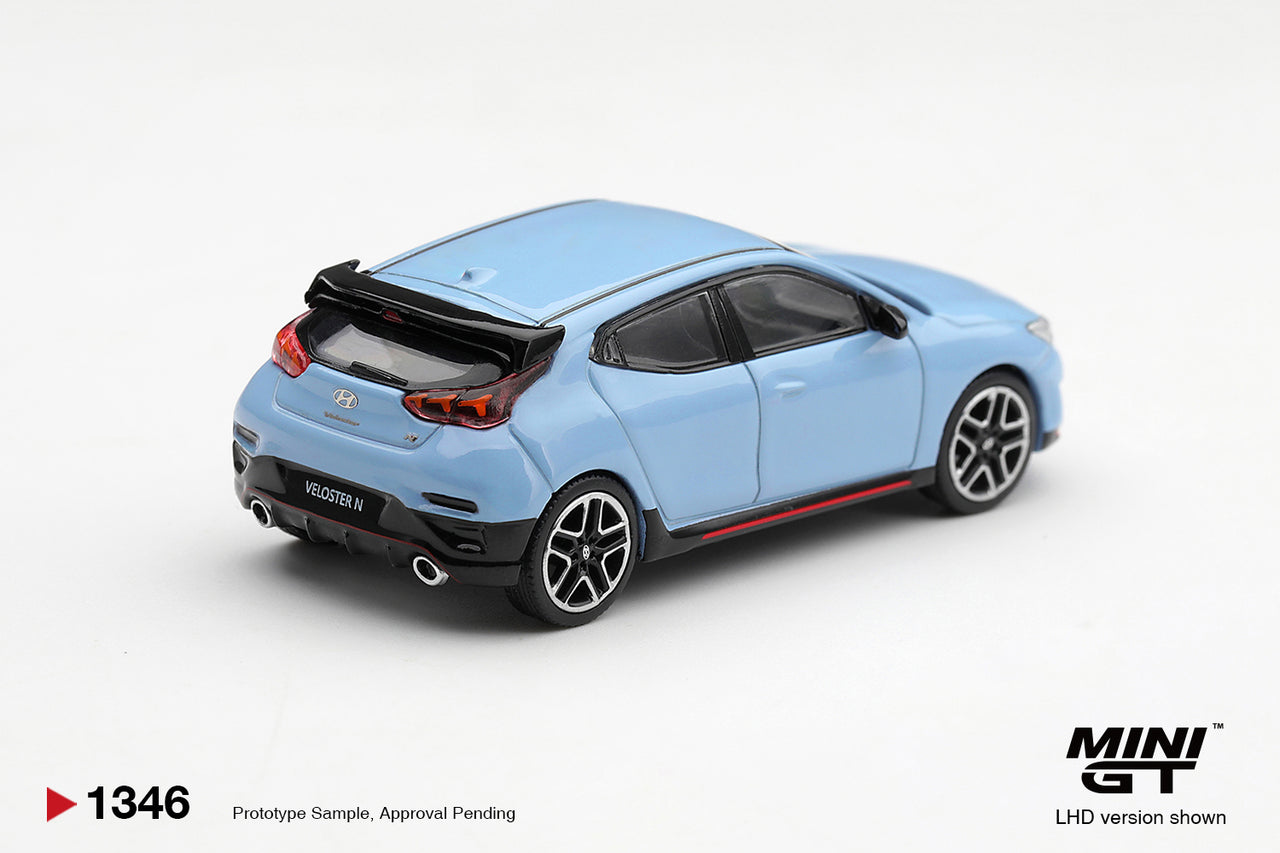 PRE-ORDER MINI GT 1:64 Hyundai Veloster N Performance Blue MGT01346-L