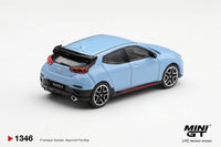 Thumbnail for PRE-ORDER MINI GT 1:64 Hyundai Veloster N Performance Blue MGT01346-L