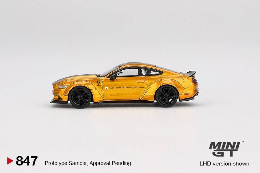 PRE-ORDER MINI GT 1:64 LB-Works Ford Mustang LB Gold MGT00847-R