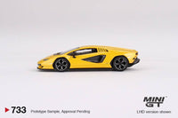 Thumbnail for PRE-ORDER MINI GT 1:64 Lamborghini Countach LPI 800-4 Giallo Orion MGT00733-L