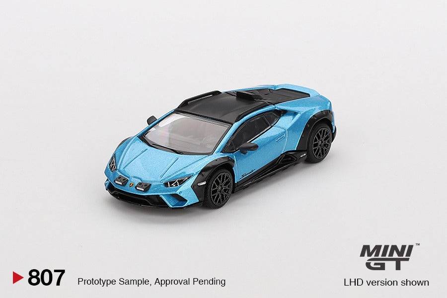 PRE-ORDER MINI GT 1:64 Lamborghini Huracán Sterrato Blu Aegir MGT00807-R