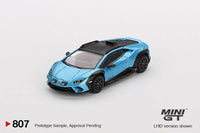 Thumbnail for PRE-ORDER MINI GT 1:64 Lamborghini Huracán Sterrato Blu Aegir MGT00807-R