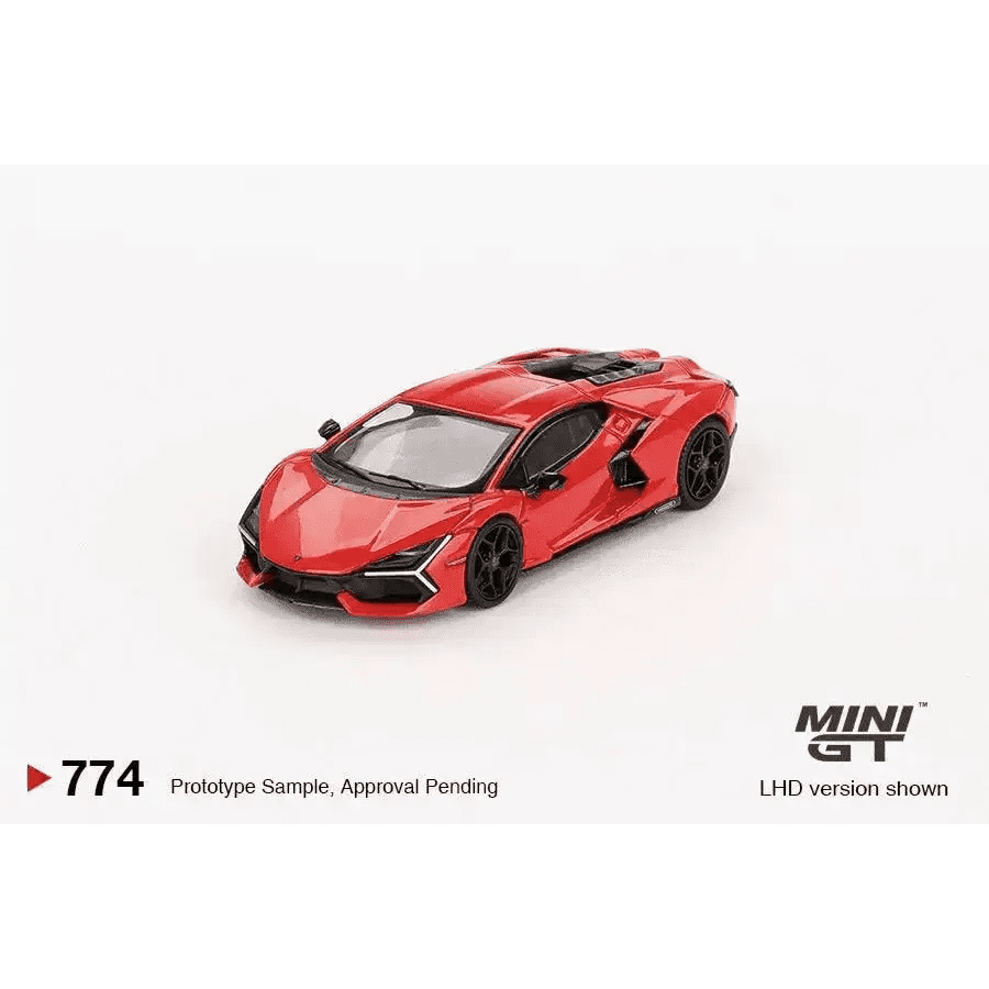 PRE-ORDER MINI GT 1:64 Lamborghini Revuelto Arancio Dac Lucido MGT00774-R