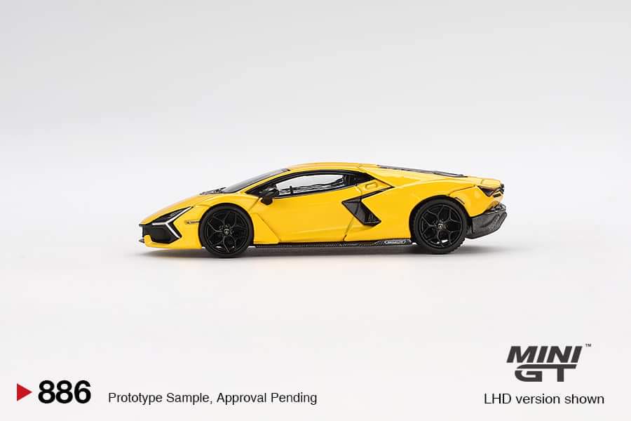 PRE-ORDER MINI GT 1:64 Lamborghini Revuelto Arancio Giallo MGT00886-L