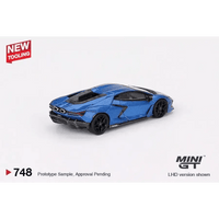 Thumbnail for PRE-ORDER MINI GT 1:64 Lamborghini Revuelto Blu Eleos MGT00748-R NEW TOOLING