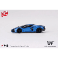 Thumbnail for PRE-ORDER MINI GT 1:64 Lamborghini Revuelto Blu Eleos MGT00748-R NEW TOOLING