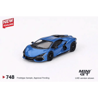 Thumbnail for PRE-ORDER MINI GT 1:64 Lamborghini Revuelto Blu Eleos MGT00748-R NEW TOOLING