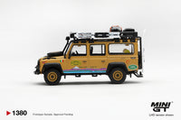 Thumbnail for PRE-ORDER MINI GT 1:64 Land Rover Defender 110 1998 Camel Trophy Tierra del Fuego CT.24 Italy MGT01380-L
