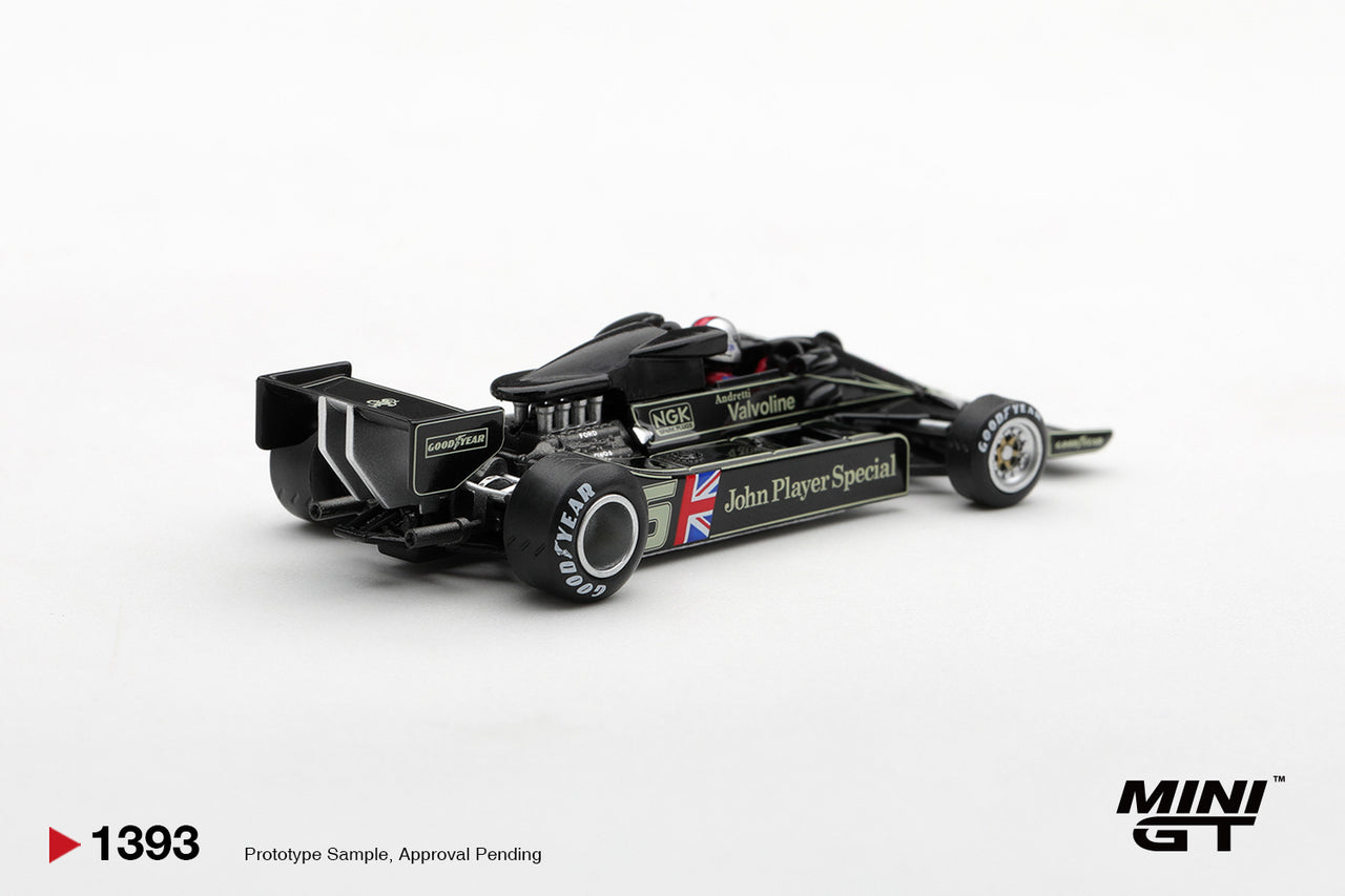 PRE-ORDER MINI GT 1:64 Lotus 78 #5 Mario Andretti 1977 US GP West Winner MGT01393-L