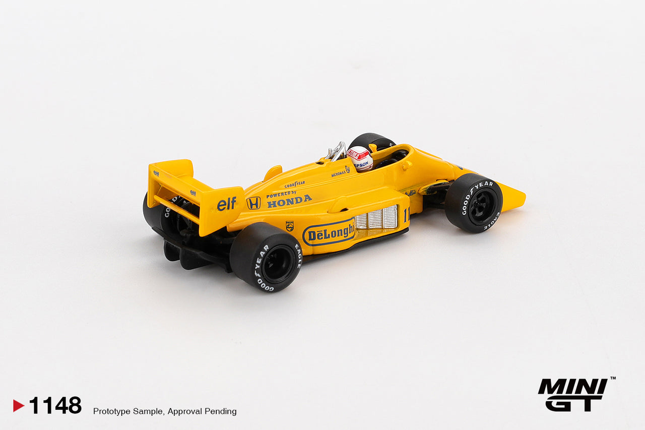 PRE-ORDER MINI GT 1:64 Lotus 99T #11 Satoru Nakajima 1987 Monaco Grand Prix MGT01148-L