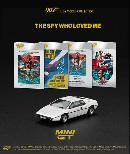 PRE-ORDER MINI GT 1:64 Lotus Esprit S1 “The Spy Who Loved Me MGT00925-007E