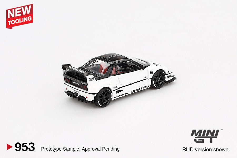 PRE-ORDER MINI GT 1:64 Mazda AZ-1 Liberty Walk LB40 White 2024 Tokyo Auto Salon MGT00953-R