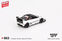 Thumbnail for PRE-ORDER MINI GT 1:64 Mazda AZ-1 Liberty Walk LB40 White 2024 Tokyo Auto Salon MGT00953-R