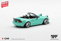 Thumbnail for PRE-ORDER MINI GT 1:64 Mazda MX-5 NA Pandem Mint Green – NEW TOOLING MGT01249-R
