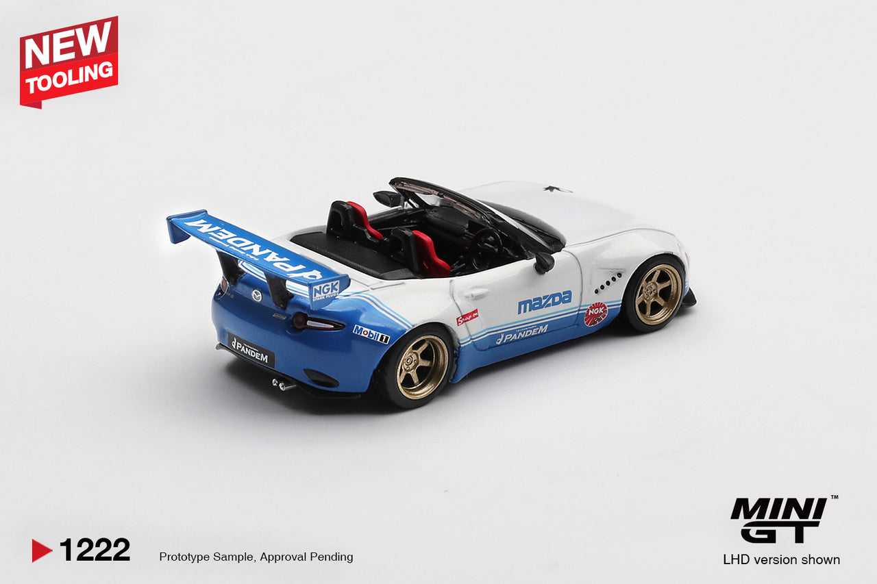 PRE-ORDER MINI GT 1:64 Mazda Miata MX-5 ND Pandem IMSA - NEW TOOLING
