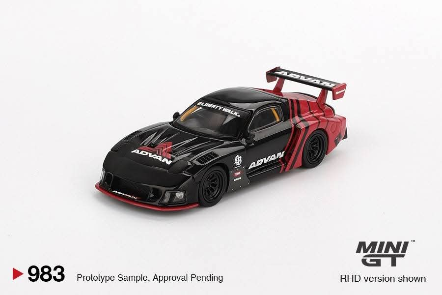 PRE-ORDER MINI GT 1:64 Mazda RX-7 FD3S LB Super Silhouette ADVAN MGT00963-R