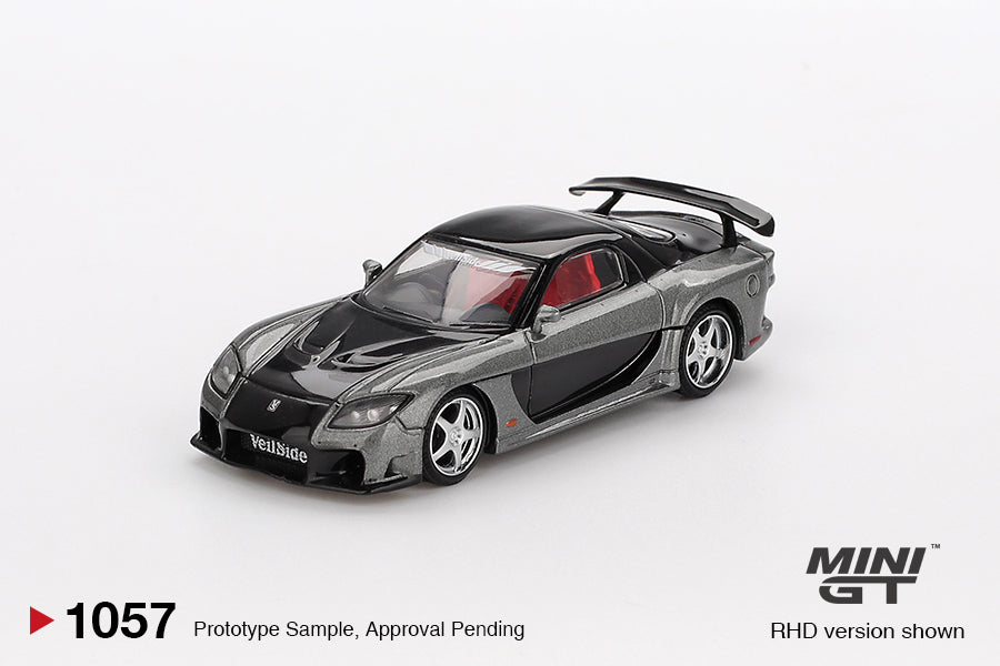 PRE-ORDER MINI GT 1:64 Mazda RX-7 VeilSide Fortune Grey MGT01057-R