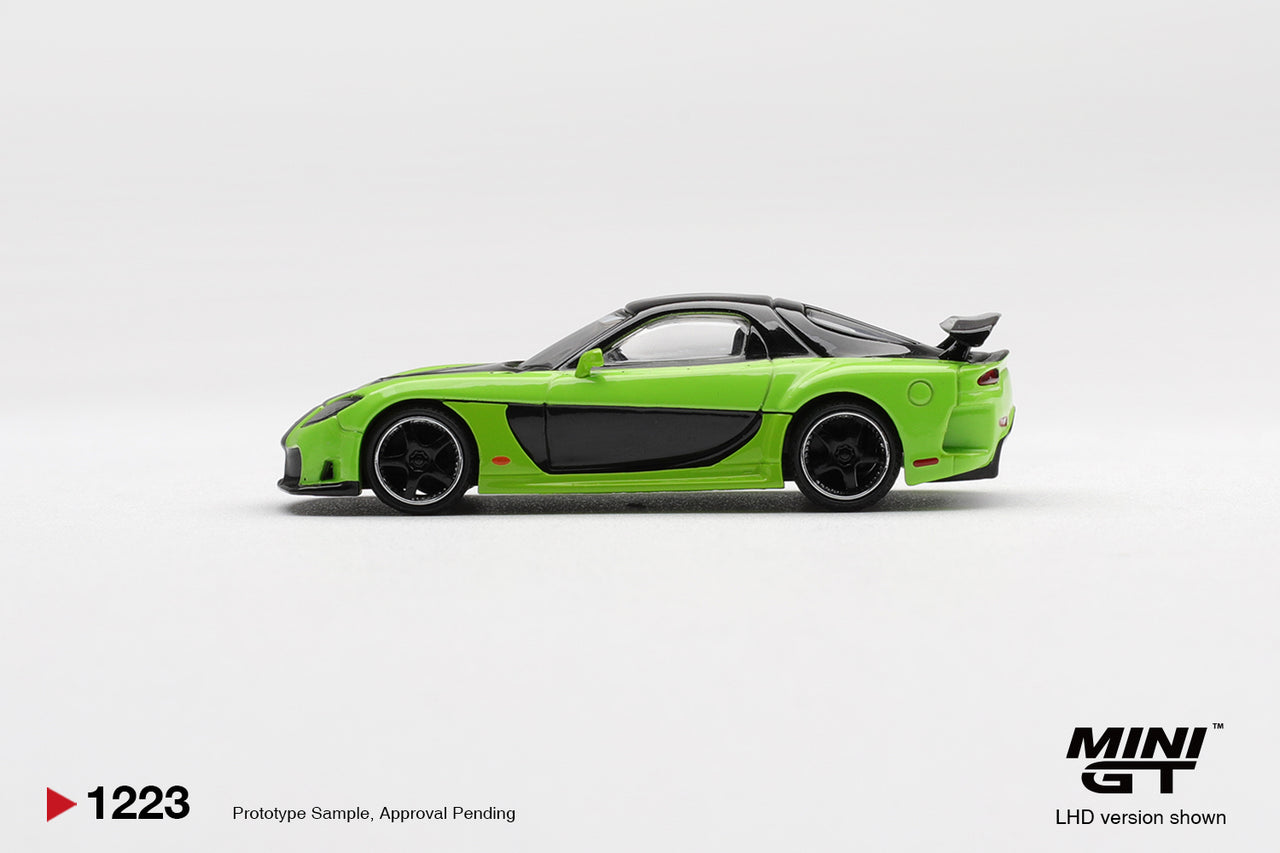 PRE-ORDER MINI GT 1:64 Mazda RX-7 VeilSide Fortune7 Green MGT01223-R