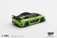 Thumbnail for PRE-ORDER MINI GT 1:64 Mazda RX-7 VeilSide Fortune7 Green MGT01223-R