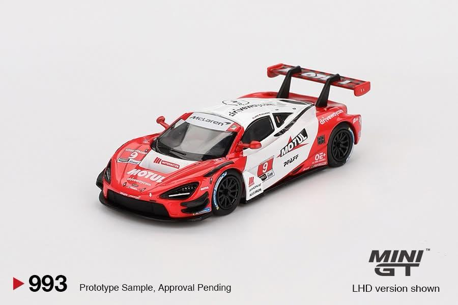 PRE-ORDER MINI GT 1:64 McLaren 720S GT3 Evo Pfaff Motorsports 2024 IMSA Laguna Seca MGT00993-L