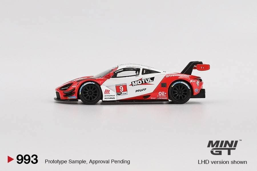 PRE-ORDER MINI GT 1:64 McLaren 720S GT3 Evo Pfaff Motorsports 2024 IMSA Laguna Seca MGT00993-L