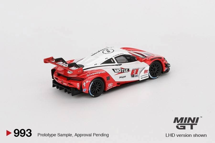 PRE-ORDER MINI GT 1:64 McLaren 720S GT3 Evo Pfaff Motorsports 2024 IMSA Laguna Seca MGT00993-L