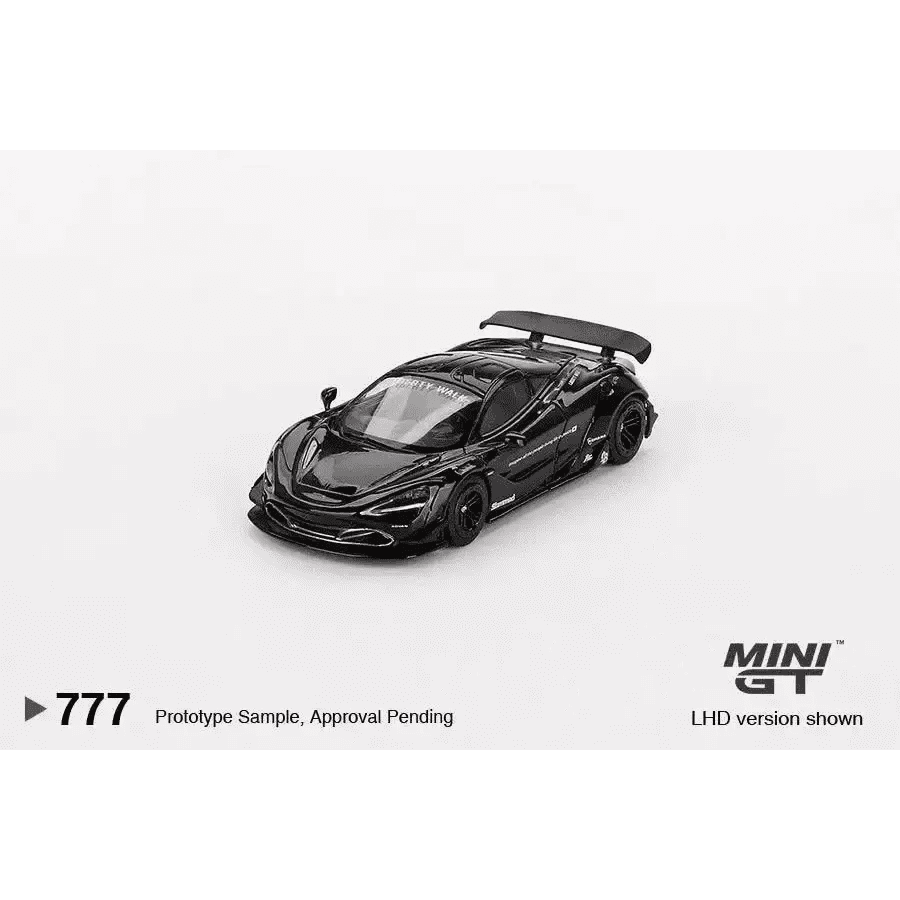 PRE-ORDER MINI GT 1:64 McLaren 720S LB★Works Black MGT00777-R