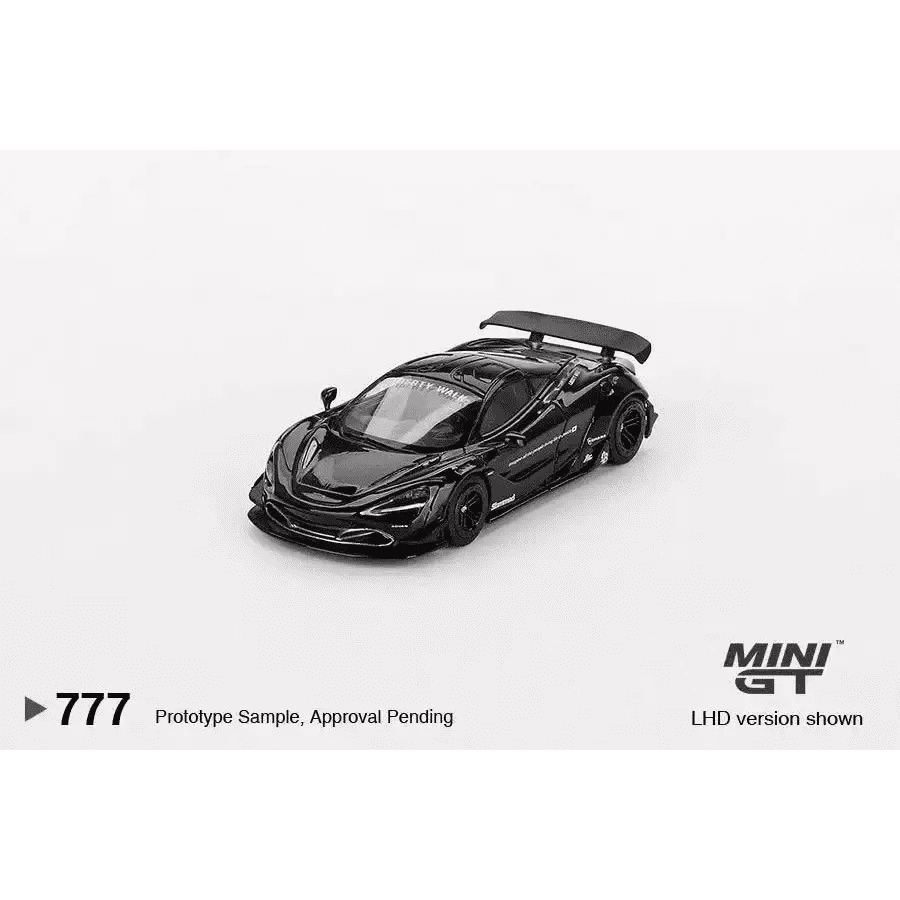 PRE-ORDER) MINI GT 1:64 McLaren 720S LB☆Works Black – Little PRE-ORDER) MINI GT 1:64 McLaren 720S LB☆Works Black – Little