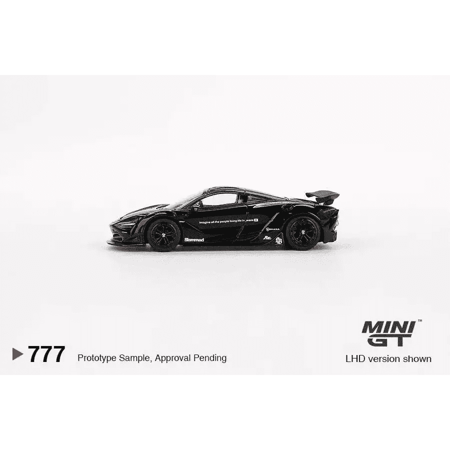 PRE-ORDER MINI GT 1:64 McLaren 720S LB★Works Black MGT00777-R