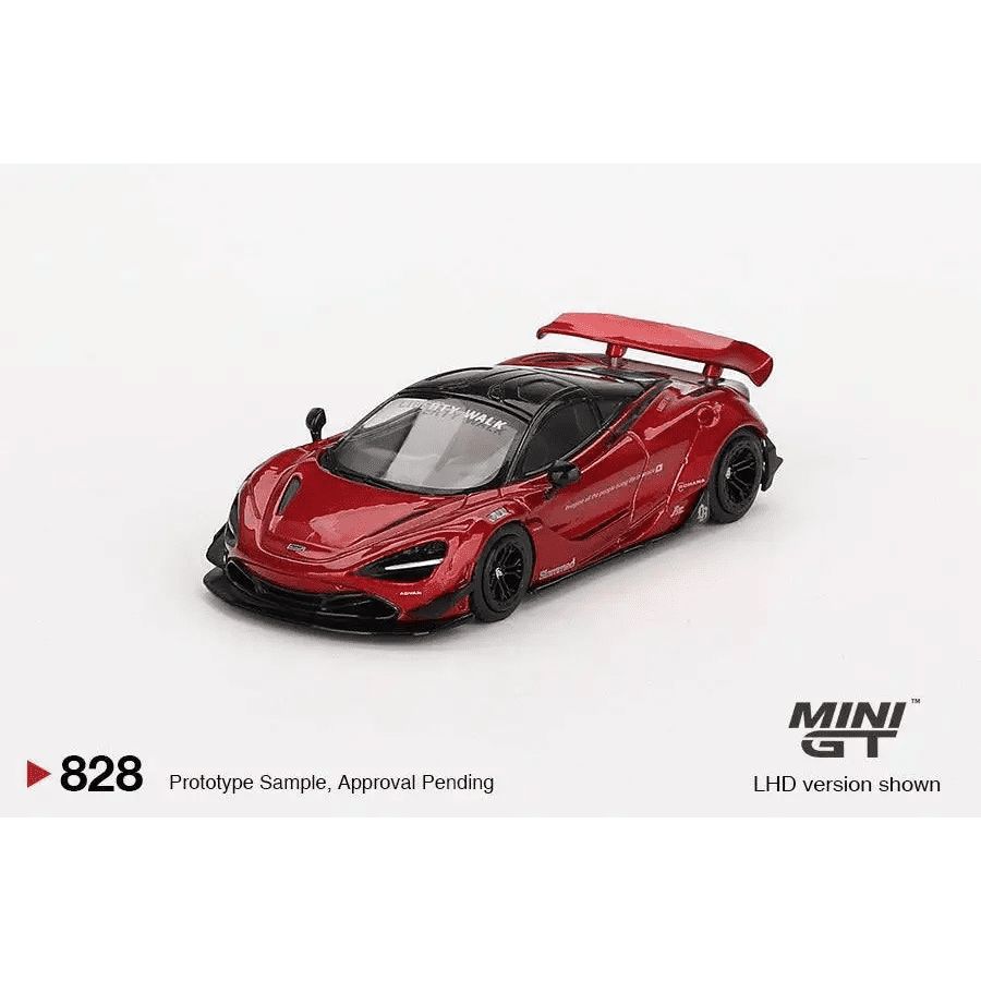 PRE-ORDER MINI GT 1:64 McLaren 720S LB★Works Gem Red MGT00828-R