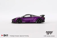 Thumbnail for PRE-ORDER MINI GT 1:64 McLaren 720S LB★Works Purple MGT00841-R