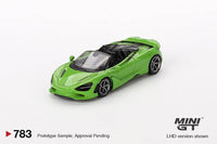 Thumbnail for PRE-ORDER MINI GT 1:64 McLaren 750S Spider Mantis Green MGT00783-R