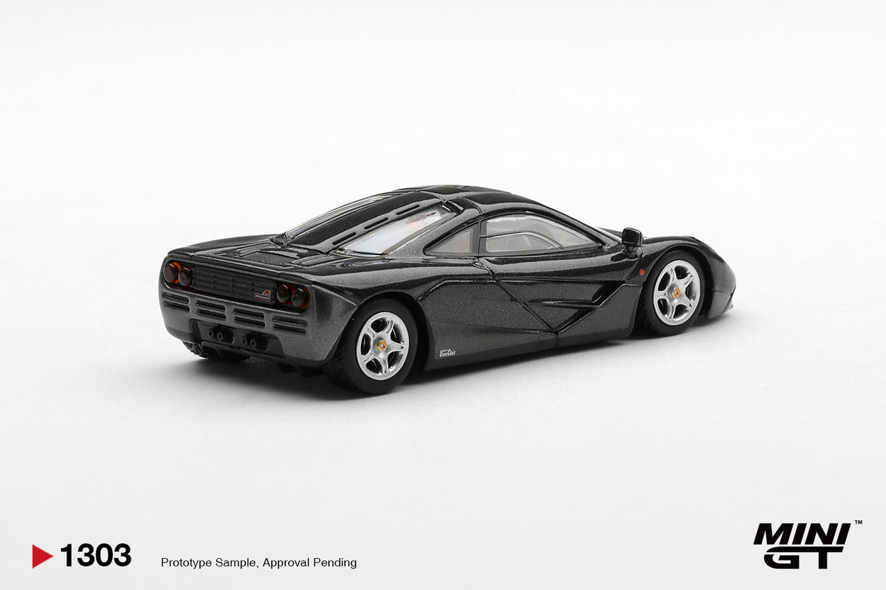PRE-ORDER MINI GT 1:64 McLaren F1 Black/Grey Metallic MGT01303-L