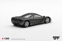 Thumbnail for PRE-ORDER MINI GT 1:64 McLaren F1 Black/Grey Metallic MGT01303-L