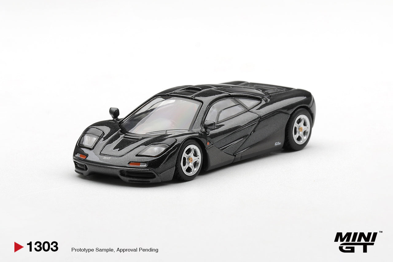 PRE-ORDER MINI GT 1:64 McLaren F1 Black/Grey Metallic MGT01303-L