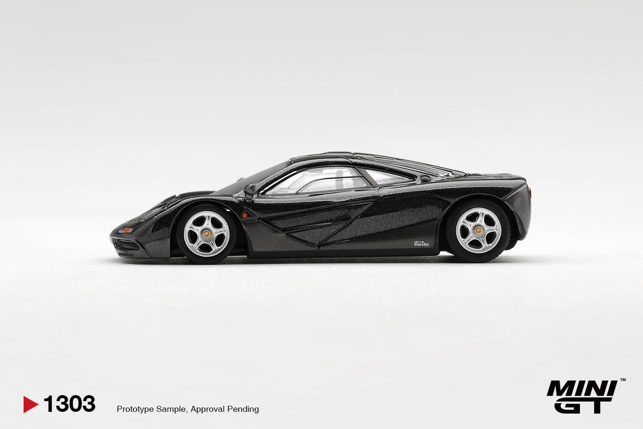 PRE-ORDER MINI GT 1:64 McLaren F1 Black/Grey Metallic MGT01303-L