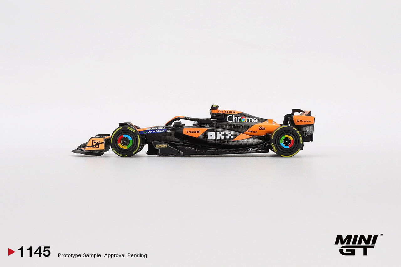 PRE-ORDER MINI GT 1:64 McLaren MCL38 #4 Lando Norris F1 2024 Hungarian GP 2nd Place MGT01145-L