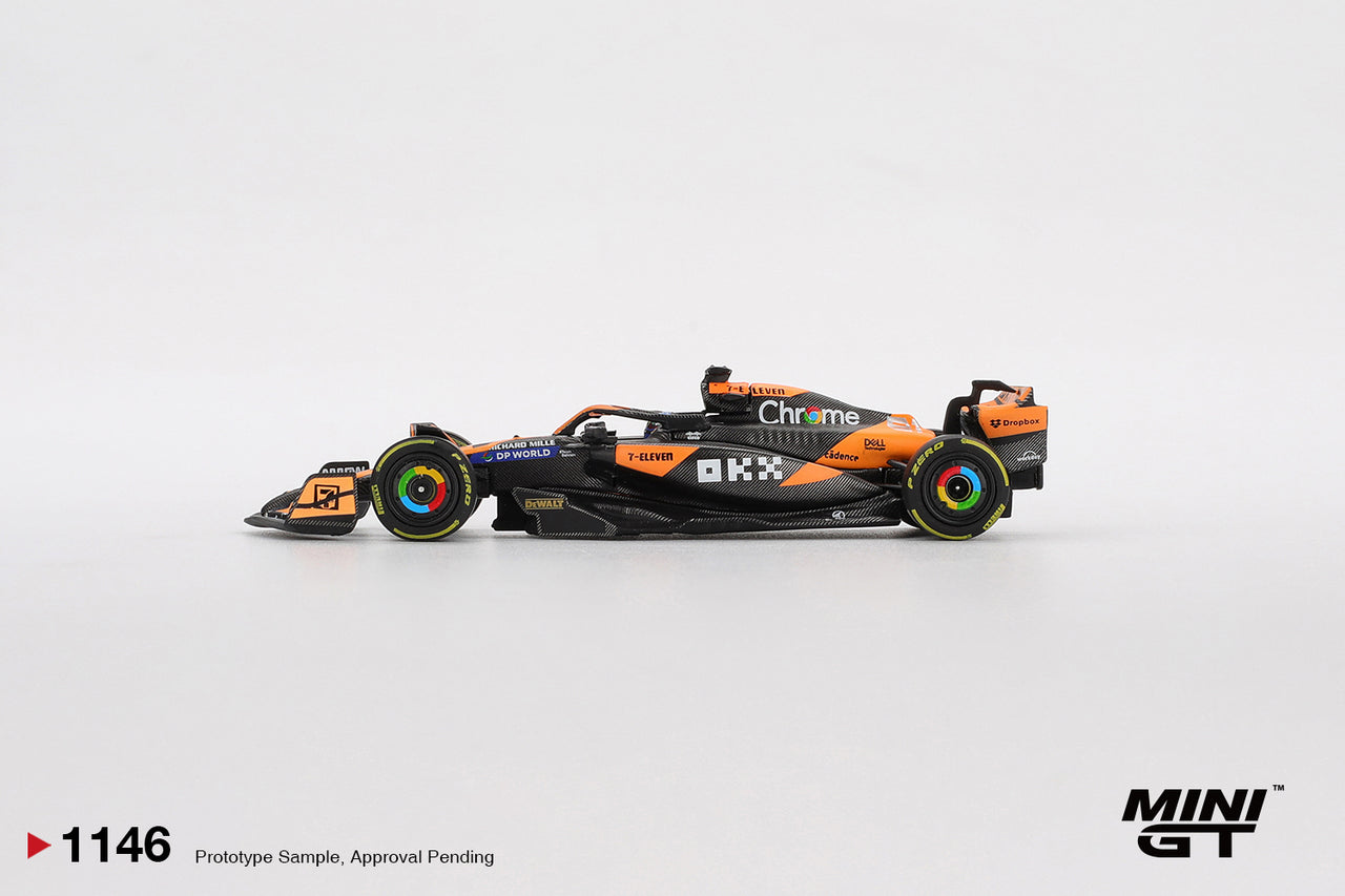 PRE-ORDER MINI GT 1:64 McLaren MCL38 #81 Oscar Piastri 2024 F1 2024 Hungarian GP Winner MGT01146-L