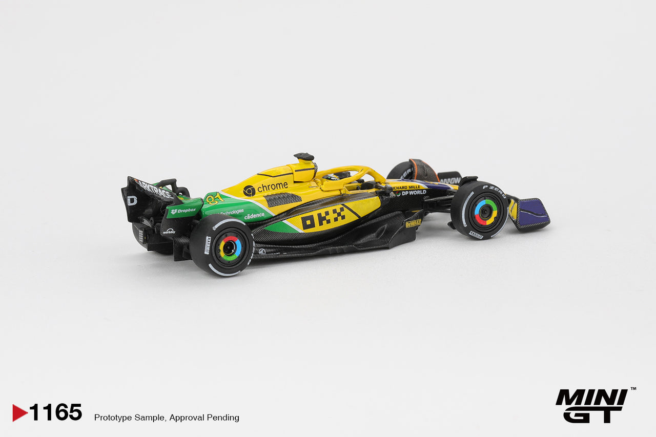 PRE-ORDER MINI GT 1:64 McLaren MCL38 #81 Oscar Piastri 2024 F1 2024 Monaco GP 2nd Place MGT01165-L