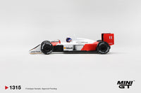 Thumbnail for PRE-ORDER MINI GT 1:64 McLaren MP4/4 #11 Alain Prost 1988 Canadian Grand Prix 2nd Place MGT01315-L