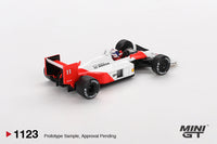 Thumbnail for PRE-ORDER MINI GT 1:64 McLaren MP4/4 #11 Alain Prost 1988 Japanese Grand Prix 2nd Place MGT01123-L
